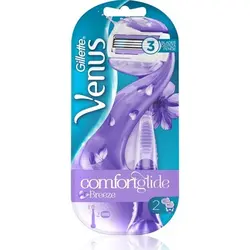 خود تراش ژیلت ونوس مدل Comfortglide به همراه دو تیغ یدک