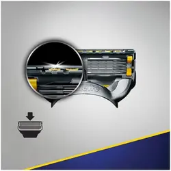 تیغ یدک خودتراش ژیلت مدل Fusion5 ProShield پنج تیغه بسته 4عددی