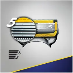 تیغ یدک خودتراش ژیلت مدل Fusion5 ProShield پنج تیغه بسته 4عددی