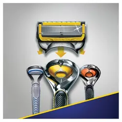 خودتراش ژیلت مدل Fusion5 ProShield پنج تیغه به همراه تیغ یدک