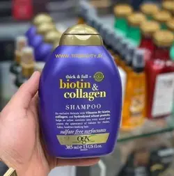 شامپو حجم دهنده او جی ایکس حاوی بیوتین و کلاژن