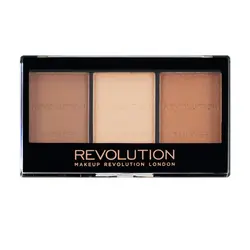 پالت سه کاره رژگونه، هایلایتر و برنزر رولوشن Ultra Light C04