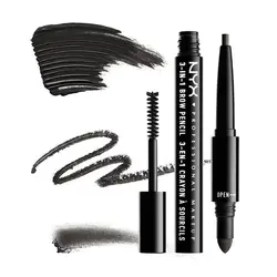 قلم ابرو 3 در 1 (مداد، سایه، ریمل) نیکس Nyx 3x1