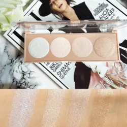 پالت هایلایتر  چهار رنگ لورال La Vie En Glow