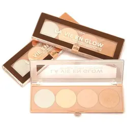 پالت هایلایتر  چهار رنگ لورال La Vie En Glow