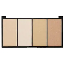 پالت هایلایتر 4 رنگ رولوشن سری Reloaded Lustre Lights مدل Warm