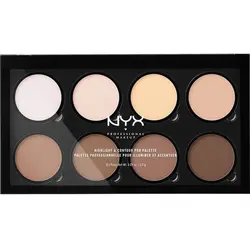 پالت 8 رنگ کانتور و هايلايتر پرو نیکس NYX