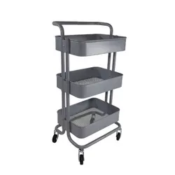 ترولی خانگی طوسی مدل چرخک واکر تیرداد | فروشگاه اینترنتی تیرداد هوم