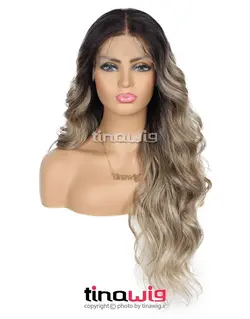 کلاه گیس زنانه کدarika-tat4-12-apric با موی مصنوعی رنگ بالیاژ