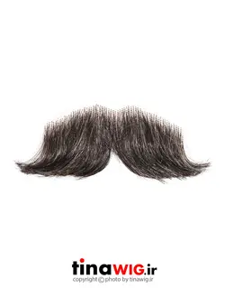 سبیل مصنوعی جوگندمی مدل هَندِلبار 51 mustache handlebar