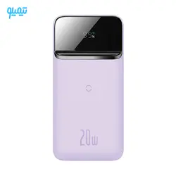 پاوربانک وایرلس 10000 میلی آمپر مگنتی باسئوس مدل PPCX010005 با توان ۲۰ وات - فروشگاه اینترنتی تیمیلو