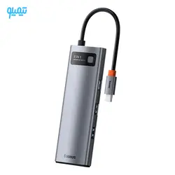 هاب 8 پورت باسئوس مدل CAHUB-CV0G با توان 100 وات - فروشگاه اینترنتی تیمیلو
