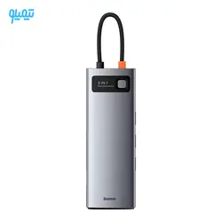 هاب 9 پورت باسئوس مدل CAHUB-CU0G با توان 100 وات - فروشگاه اینترنتی تیمیلو