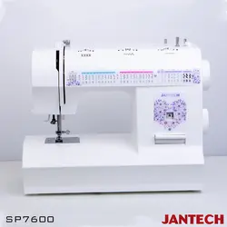 چرخ خیاطی جانتک مدل 7600 با پایه و سوزن نخ کن