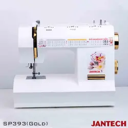 چرخ خیاطی جانتک مدل SP393 Gold با پایه و سوزن نخ کن