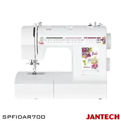 چرخ خیاطی جانتک مدل SPFidar700 با پایه و سوزن نخ کن