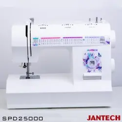 چرخ خیاطی جانتک مدل SPD25000 با پایه و سوزن نخ کن