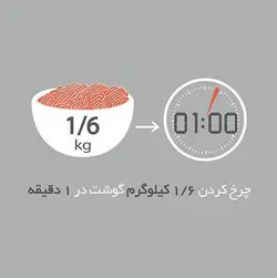 چرخ گوشت فلر مدل MG-333