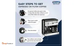 قهوه ساز ترکیبی دلونگی مدل BCO 420