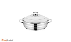 تابه استیل سایز 34 مدل بغازچی سیلا