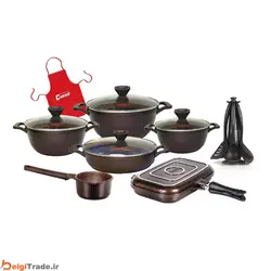 سرویس قابلمه 19 پارچه گرانیت کاندید