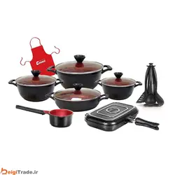 سرویس قابلمه 19 پارچه گرانیت کاندید