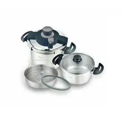 زودپز دو قلو درب کلیپسی فورته