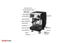 اسپرسوساز جمیلای مدل CRM3200D