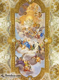 تایل سقفی 60*60 آسمان مجازی بنی دکو مدل LX 5992