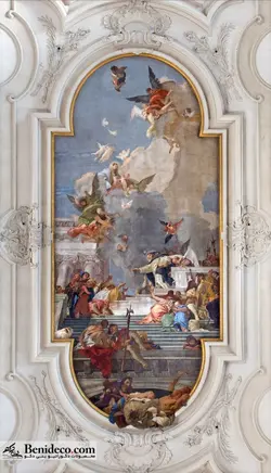 تایل سقفی 60*60 آسمان مجازی بنی دکو مدل LX 5940