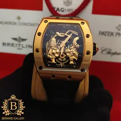 ساعت مچی مردانه ریچارد میل مدل 2556 Richard Mille Skull