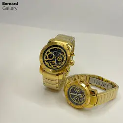 ساعت مچی مردانه و ست بولگاری Bvlgari Chornoghraph 163G