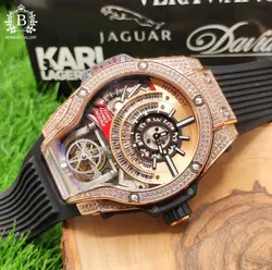 ساعت مچی مردانه هابلوت مدل Hublot MP-09 Tourbillon Diamonds 1391W