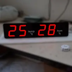 دماسنج و رطوبت سنج دیجیتال بزرگ مدل HT-1550