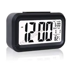 ساعت زنگ دار دارای حسگر خودکار ، تاریخ و دما