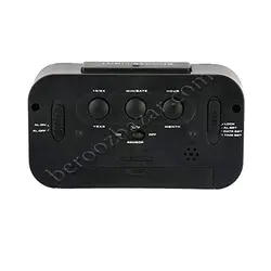 ساعت زنگ دار دارای حسگر خودکار ، تاریخ و دما