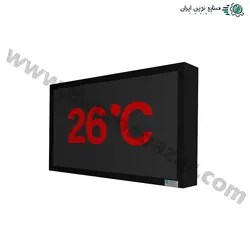 ساعت و تقویم دیجیتال دیواری مدل MCDT-4274 سایز 42 در 74 سانتیمتر