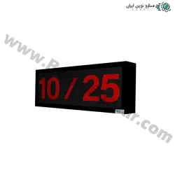 ساعت و تقویم دیجیتال دیواری مدل MCDT-2674 سایز 26 در 74 سانتیمتر