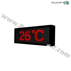 ساعت و تقویم دیجیتال دیواری مدل MCDT-2674 سایز 26 در 74 سانتیمتر