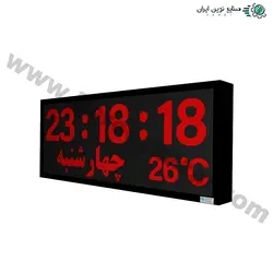 ساعت و تقویم دیجیتال دیواری مدل MCDT-42106 سایز 42 در 106 سانتیمتر