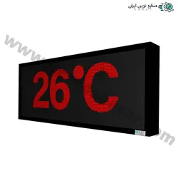 ساعت و تقویم دیجیتال دیواری مدل MCDT-42106 سایز 42 در 106 سانتیمتر چرخشی
