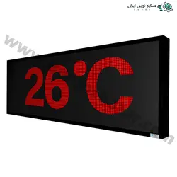 ساعت و تقویم دیجیتال دیواری مدل MCDT-58170 سایز 58 در 170 سانتیمتر چرخشی