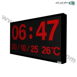ساعت و تقویم دیجیتال دیواری مدل MCDT-58106 سایز 58 در 106 سانتیمتر