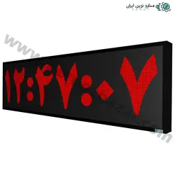 ساعت و تقویم دیجیتال دیواری مدل MCDT-58202 سایز 58 در 202 سانتیمتر