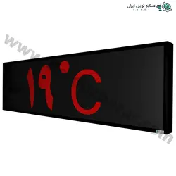 ساعت و تقویم دیجیتال دیواری مدل MCDT-58202 سایز 58 در 202 سانتیمتر