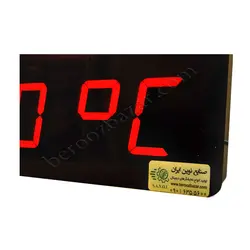 ساعت و تقویم دیجیتال دیواری سایز 130*50 سانتیمتر