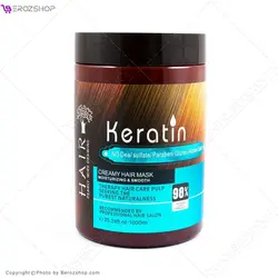 ماسک موی کراتین Hair keratin  1000ml(یک کیلویی)