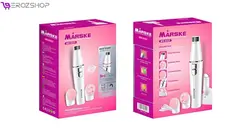 اپیلاتور برقی و ماساژور و فیس براش پوست مارسکی