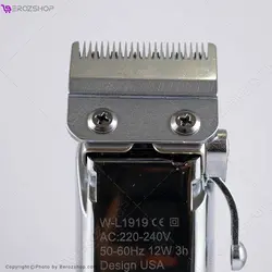 ماشین اصلاح وال کلیپر کوردلس دیجیتالی مدل  WL-1919