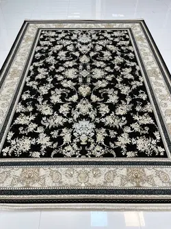 فرش طرح نگار سرمه ای 1200 شانه